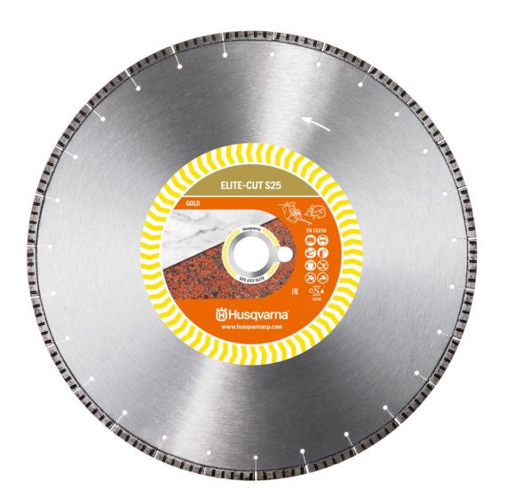 Алмазный диск ELITE-CUT S25 (AS12) 350-25,4 HUSQVARNA 5798114-20
