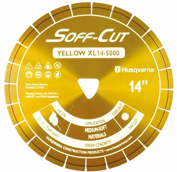 Алмазный диск для Soff-Cut 2000e HUSQVARNA XL10-5000 5427561-04 фото