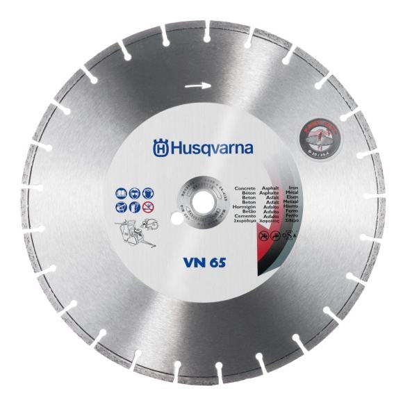 Алмазный диск VN65 (заменен на VARI-CUT S65) 300-25,4 HUSQVARNA 5430840-86